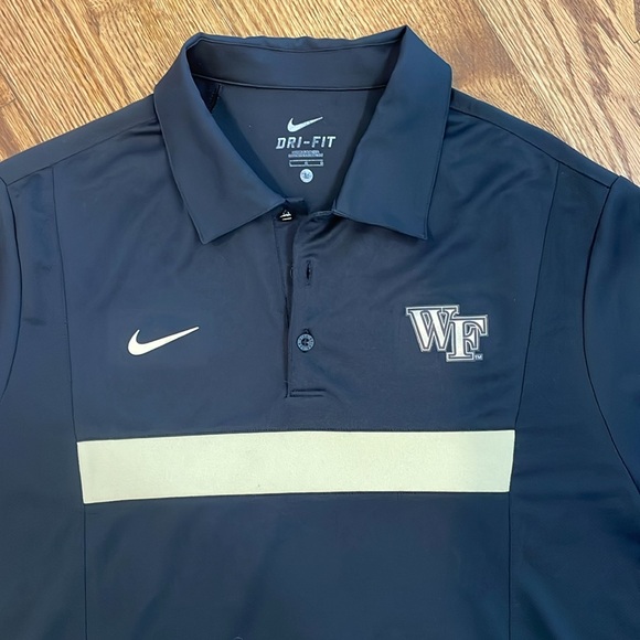 Men’s Wake Forest Demon Deacons Nike Dri-Fit Polo Shirt. Size Large. - Picture 7 of 12